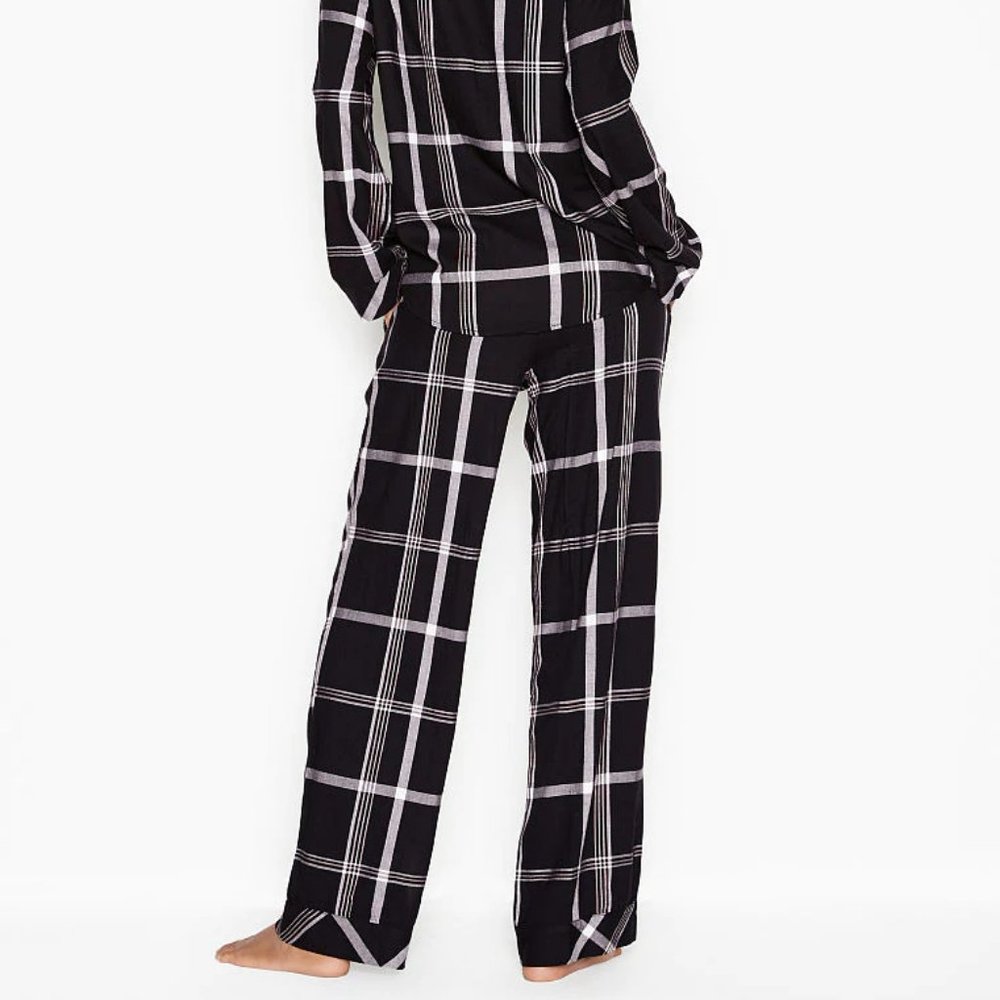 Victoria's Secret - Cotton Flannel Pajama Set - Picture 2 of 3